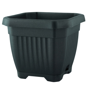 Doniczka z podstawką OCTAGON 35x35cm antracyt